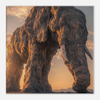 Alivia-Arts TITAN OF STONE – Wächter der Stille - Leinwand