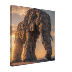 Alivia-Arts TITAN OF STONE – Wächter der Stille - Leinwand