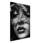 Alivia-Arts VELVET SECRET – Die Maske des Verborgenen - Leinwand