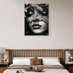 Alivia-Arts VELVET SECRET – Die Maske des Verborgenen - Leinwand