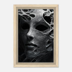 Alivia-Arts VOID VEIL – Was bleibt, wenn nichts mehr bleibt - Gerahmte Leinwand