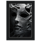 Alivia-Arts VOID VEIL – Was bleibt, wenn nichts mehr bleibt - Gerahmte Leinwand