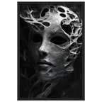 Alivia-Arts VOID VEIL – Was bleibt, wenn nichts mehr bleibt - Gerahmtes Poster