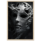 Alivia-Arts VOID VEIL – Was bleibt, wenn nichts mehr bleibt - Gerahmtes Poster