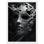 Alivia-Arts VOID VEIL – Was bleibt, wenn nichts mehr bleibt - Gerahmtes Poster