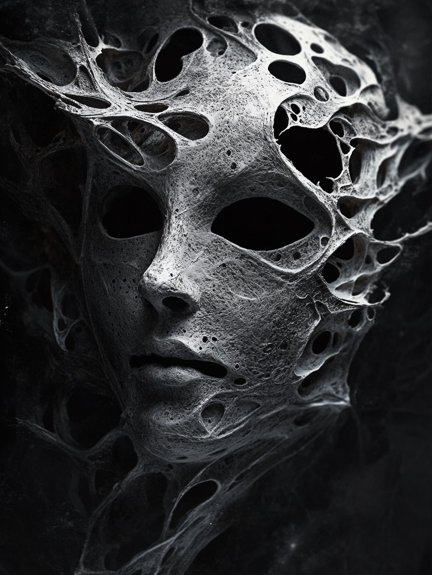 Alivia-Arts VOID VEIL – Was bleibt, wenn nichts mehr bleibt - Poster