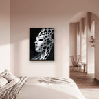 Alivia-Arts VOID VESSEL - Maske der Leere - Gerahmtes Poster