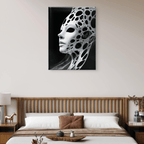 Alivia-Arts VOID VESSEL - Maske der Leere - Leinwand