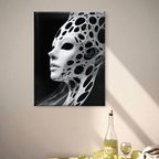 Alivia-Arts VOID VESSEL - Maske der Leere - Leinwand