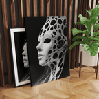 Alivia-Arts VOID VESSEL - Maske der Leere - Leinwand