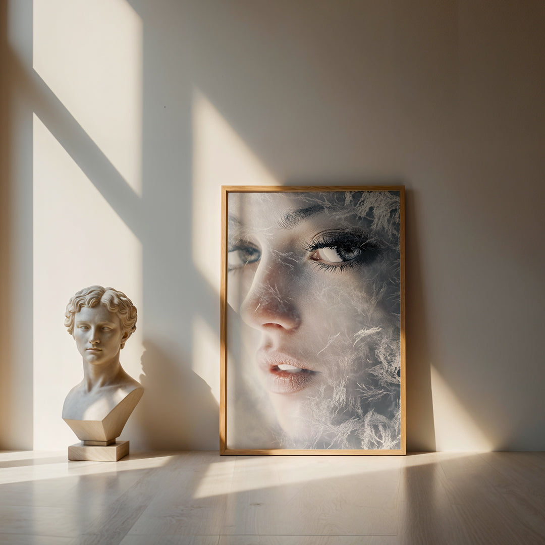 „FROSTED GAZE“ – Der Blick aus Eis - Poster