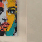 COLORSTARE - Blick in Splittern - Leinwand