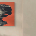 MIND WAVES – Stille in Bewegung - Leinwand