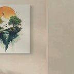 FALLENES LICHT – Zwischen Himmel und Erde - Leinwand