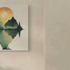 GLEICHGEWICHT – Natur im perfekten Spiegel - Leinwand