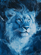 „Löwenchakra“ – Krafttier im Energiefluss - Poster
